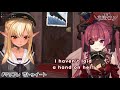 houshou marine confesses to flare that she gave birth to minato aqua【eng sub hololive】