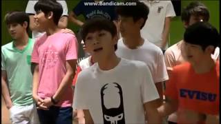 130713 SEVENTEEN TV Singing action game - Seungcheol and Seungkwan funny cut