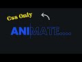 How to Create CSS Text Animation Effects | creative tieflab animation