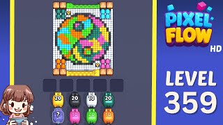 Pixel Flow Level 359 Solution Walkthrough