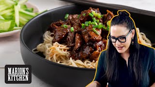 Chinese Sticky Beef Noodles - Marion's Kitchen
