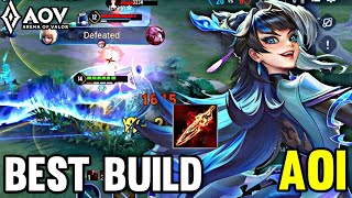 AOV : AOI GAMEPLAY | BEST BUILD - ARENA OF VALOR