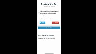 A Quote App | Task-2 | CodSoft Internship | @codsoft