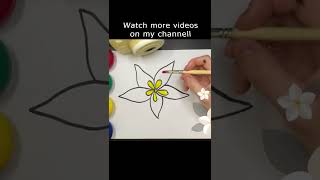 How to draw a flower step by step Bolalar uchun Moychechak rasm chizish  Сурет салып уйрену