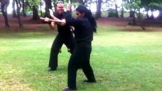 Ninjutsu Reverse grip training