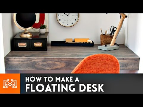 Floating Desk // How-To Floating Desk // How-To