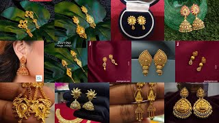 Latest gold earrings designs