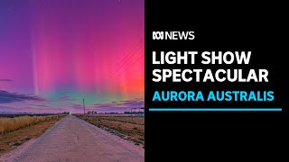 Southern lights dazzle as sun causes geomagnetic storm | ABC News