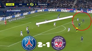 🔴 Quel But de Achraf Hakimi : PSG 2-1 Toulouse Ligue1