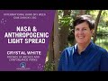 NASA & Anthropogenic Light Spread with Crystal White
