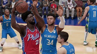 Milwaukee Bucks vs Philadelphia 76ers Full Game Highlights | NBA Today 11/18/2022 - NBA 2K23 Sim