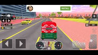 Auto rickshaw simulator game | Jocuri cu masini cu 3 roti Tuk Tuk