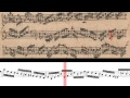 BWV 1002 - Partita No.1 for Solo Violin (Scrolling)