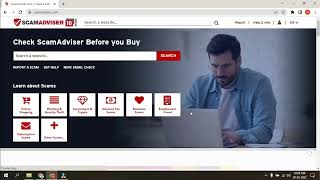 Check Scam Websites before Investment or Signup Fee or Subscription fee scamadviser.com