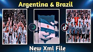 New Xml File 2022 || Argentina &Brazil Video Editing || Alight motion Editi || Sandwip Tech ||