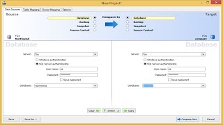 SQL Server: Compare Database Structures with Redgate Tool