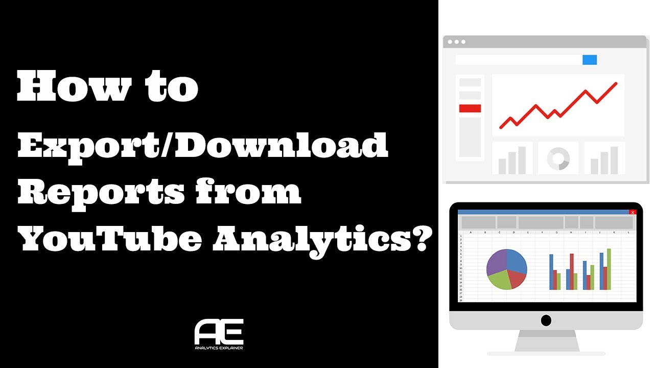 How To Export Download Reports From Youtube Analytics Excel Csv Youtube