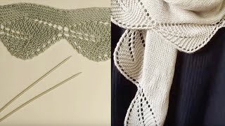 织作品千万别选错下摆，叶子花装饰下摆棒针教程，秀气又独特 New Knitting Pattern - Sweater Design/Leaf Pattern/Cardigan Design