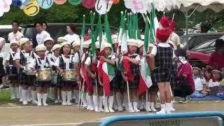 認定こども園マリアンハウス幼稚園　２８年度運動会・年長鼓笛　平成２８年６月１８日