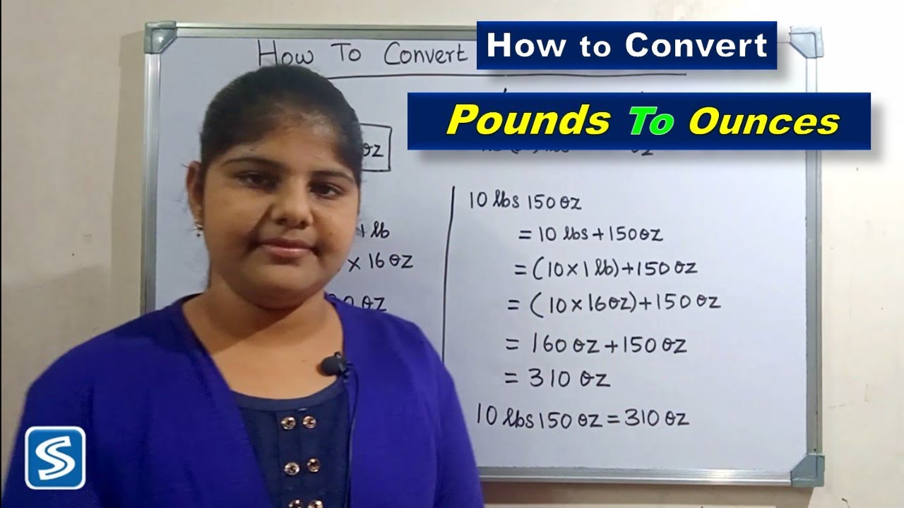 Conversion Of Pounds To Ounces || How To Convert Pounds To Ounces ...