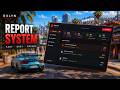 FiveM Script | Advanced Report Menu 📝 | ESX,QB AND QBOX!