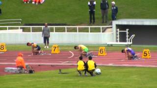 20111002 千葉県新人陸上 男子 200m 予選.MP4