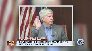 Governor Snyder to testify