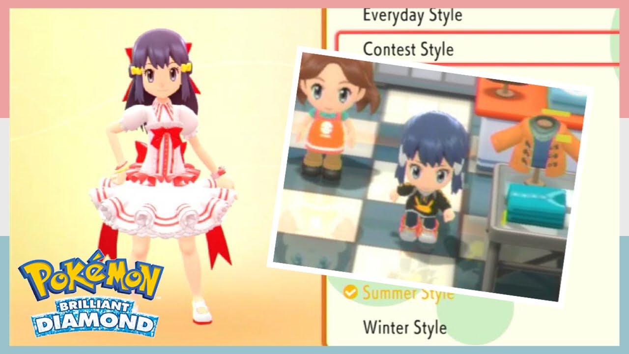 Pokemon Dawn Outfits