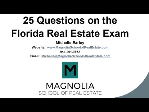 Pass The Florida Real Estate Exam With 25 Questions Actually On The ...