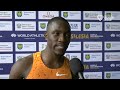 Olympic Champ Letsile Tebogo Wins Silesia Diamond League 200m [Interview]