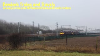 The Verney Venturer, Class 33s No. 33029, 33207 \u0026 Class 47 No. 47802 at Irchester 15th February 2025