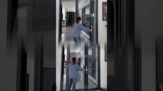 Folding door is a kind of door with dual functions of partitioning area and keeping open and elastic