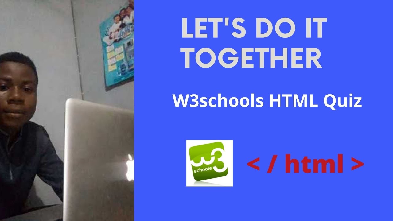 W3schools HTML Quiz Challenge #1 - Learn HTML - YouTube