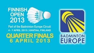 QF - MS - Brice Leverdez vs Joachim Persson - Finnish Open 2013