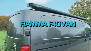 Fiamma F40 Van sur Citroën Jumpy : installation pas à pas !