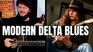 How to Groove like Justin Johnson- Modern Delta Blues/ Hill Country Style Guitar Lesson