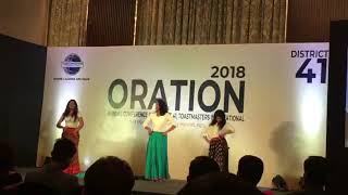 Kajra re | Oration 2018 | District 41 Toasmasters
