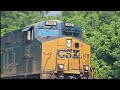 csx Southbound M693 entering Kingsport TN. 06/09/2023