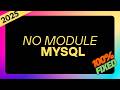 FIX ModuleNotFoundError: No module named 'mysql' in Python (2025)