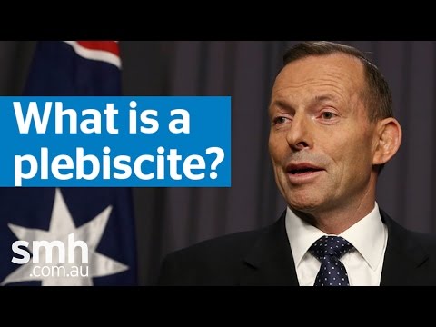 What is the other name for plebiscite?