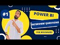 Power BI Interview Question & Answers for Beginners  Part I | Power BI Interview | BI Consulting Pro