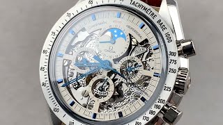 Omega Speedmaster Professional Moonwatch Moon Phase Skeleton 3688.30.32 Omega Watch Review