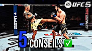 5 CONSEILS POUR T'AMELIORER SUR UFC 5!