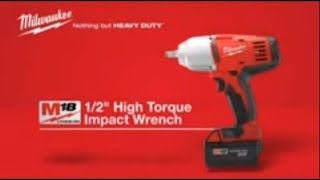 Milwaukee M18 Cordless Impact Wrench w/Friction Ring - Tool Only, 1/2in., Model# 2663-20