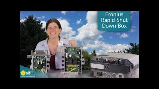 Fronius Rapid Shutdown Box for Solar Grid-Tie Inverters