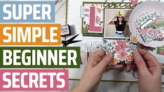 A Layout that looks COMPLICATED but isn’t! 😱 Simple Scrapbooking for Beginners