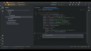 Java Temperature Converter Program Explained |Celsius ↔ Fahrenheit | Easy Java Project for Beginners