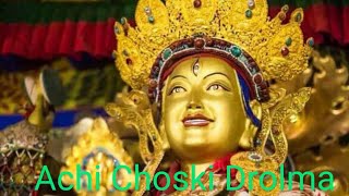 ཨ་ཕྱི་ཆོས་ཀྱི་སྒྲོལ་མ་ཡི་རྣམ་ཐར།         Achi Chokyi Drolma. #tibet #drikungpa #achi #dharmapala