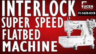 FC-562D-01CB | Flatbed Machine| Interlock | Best Interlock machine | Interlock sewing machine