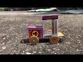 how to make matchbox jcb toy at home diy jcb backhoe loader bulldozer mini jcb machine project